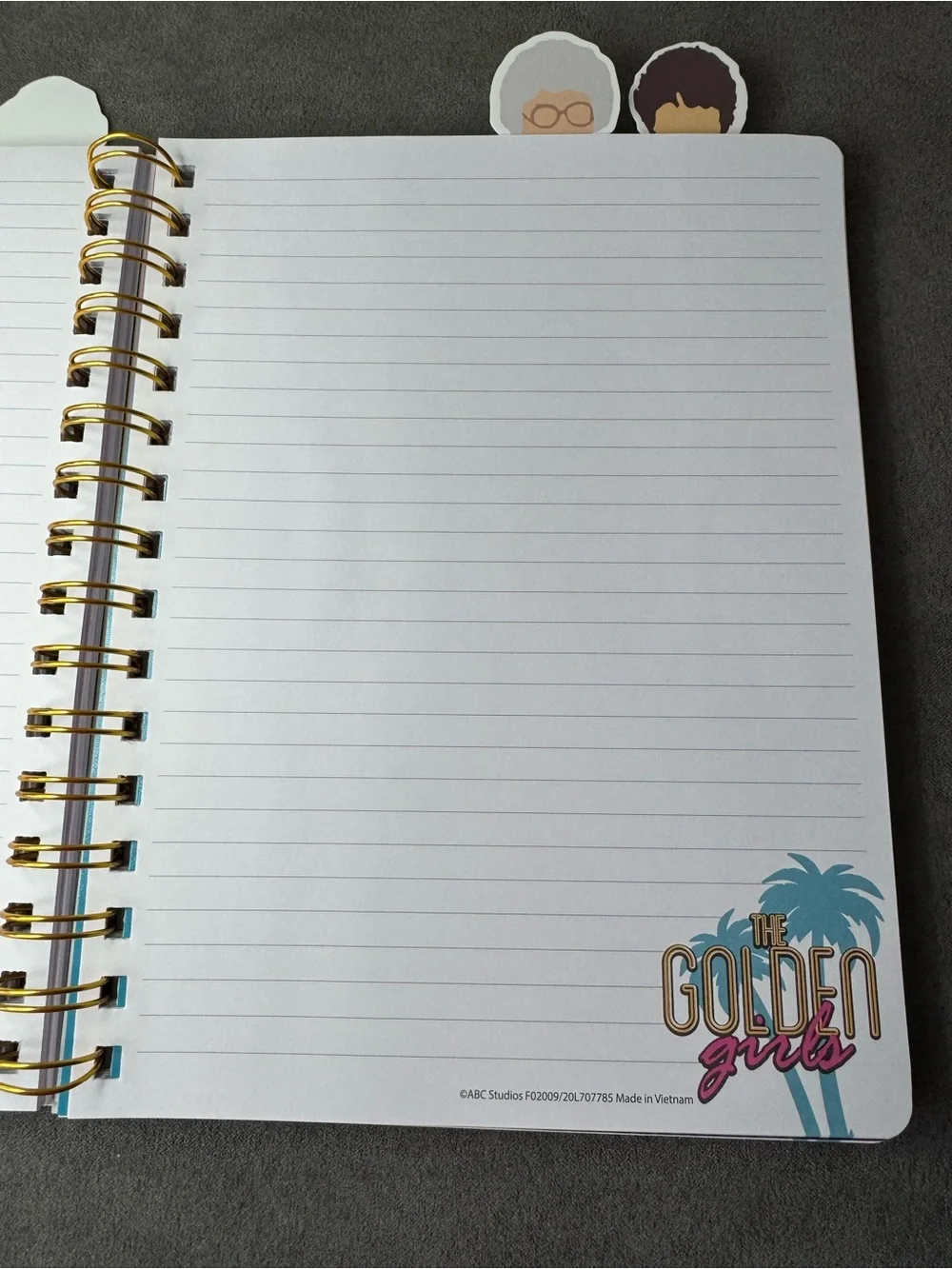 Golden Girls Spiral Notebook Journal Quotes Dorothy Blanche Sophia Rose 96 Pages